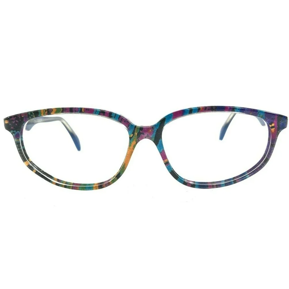 Rebholz Handarbeit G 435 YG Eyeglasses Frames Clear Blue Green Purple Orange 135